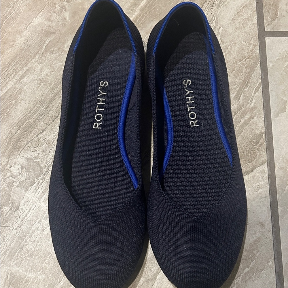 Rothy's Women's Navy and Royal Blue Flats